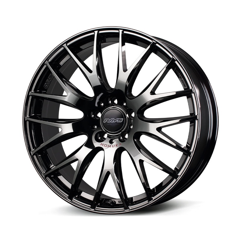RAYS HOMURA 2X9PLUS JET BLACK EDITION IV 18X7.5J +49 5X114.3 BLACK CHROME COATING/RAP(Y8J) FOR  27328754995Y8J