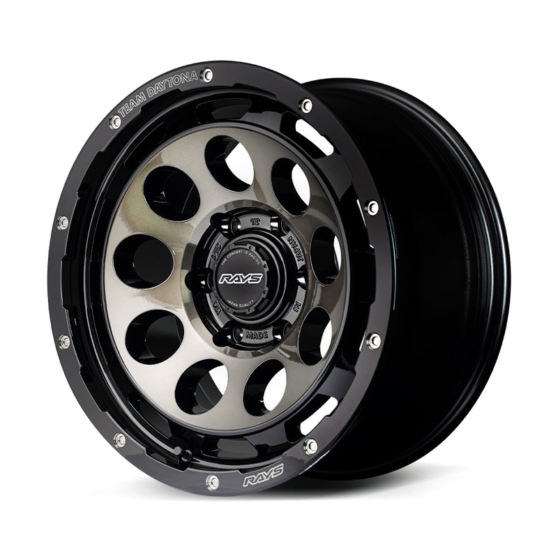 RAYS TEAM DAYTONA D9 17X8.5J +10 6X139.7 BLACK/DISC CLEAR SMOKE (BEL) FOR  38257851014BEL