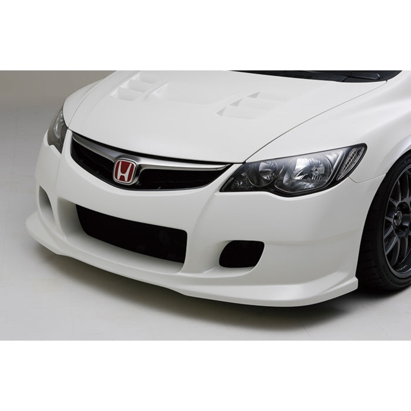 INGS N-SPEC FRONT BUMPER FRP FOR HONDA CIVIC TYPE-R FD2 00149-00102