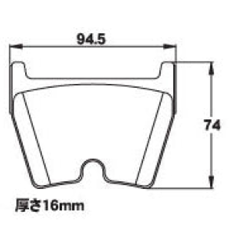 ACRE PC3200 BRAKE PAD FRONT FOR LAMBORGHINI GALLARDO 5.0 BASE GRADE SE JFGE11 JFGE12 GE07L1 GE07L2 RP012-PC3200