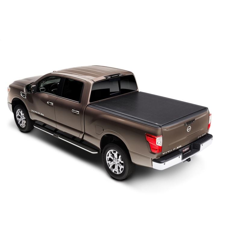 Lo Pro Tonneau Cover-Black-2016-2020 Nissan Titan 8ft. 2in. Bed - CFRI736076963