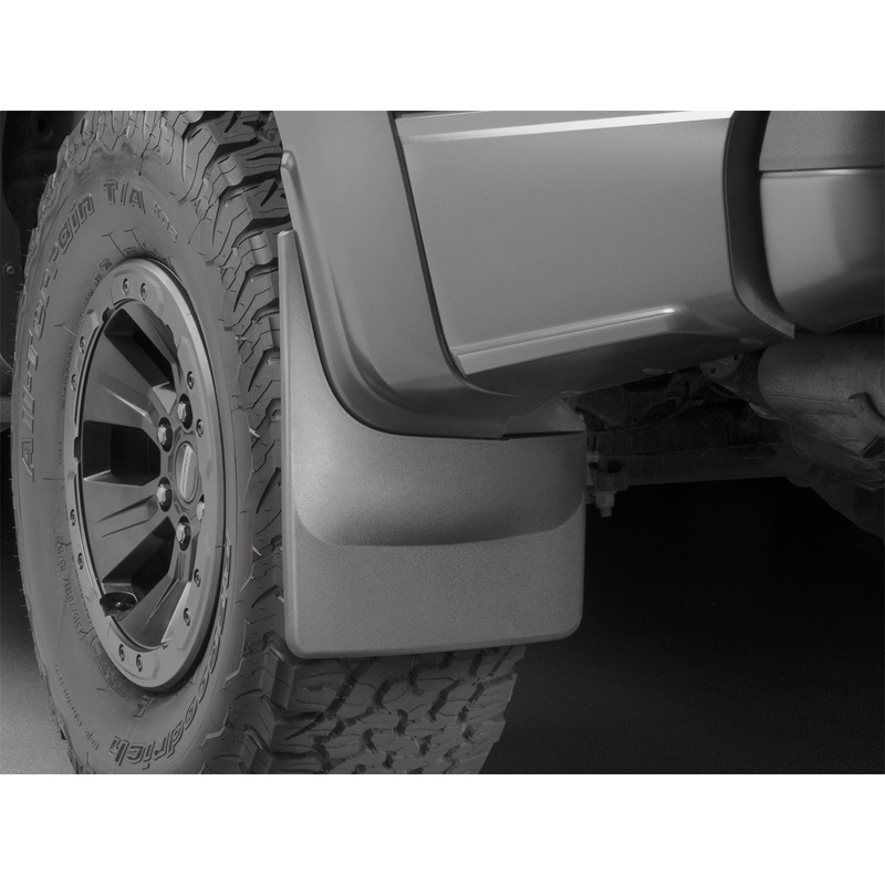 MudFlap No-Drill DigitalFit; Black; Rear; - CFRI736088567