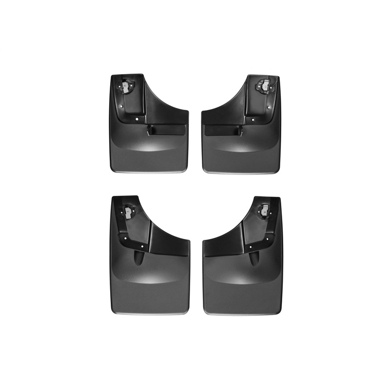MudFlap No-Drill DigitalFit MudFlap Kit; Black; - CFRI736084492