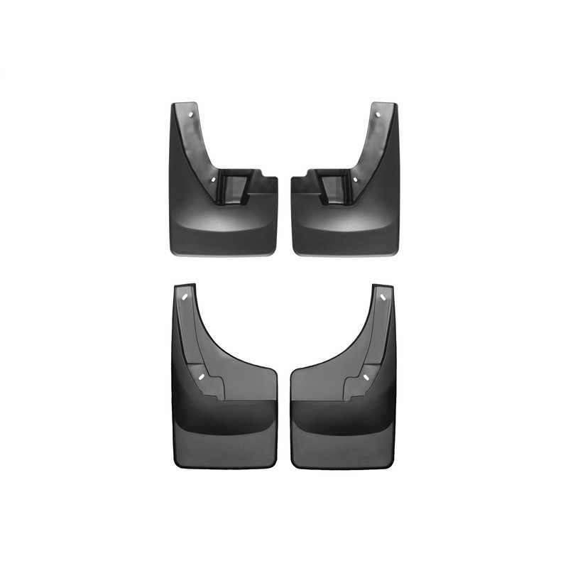MudFlap No-Drill DigitalFit MudFlap Kit; Black; - CFRI736084502