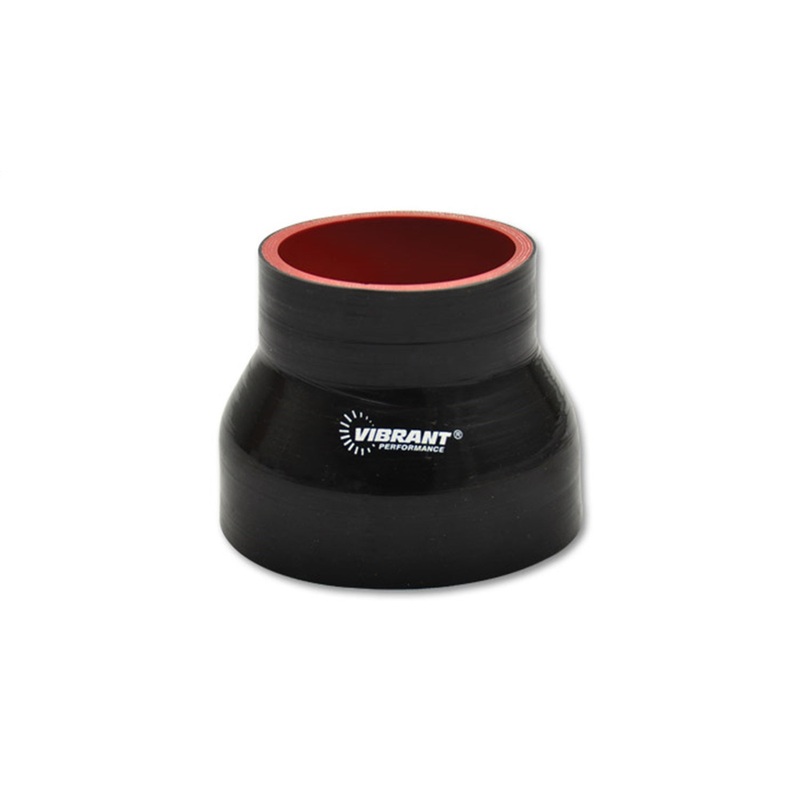 Reducer Coupler; 1.25 in. I.D. x 2.00 in. I.D. x 3.00 in. Long; Black; - CFRI736072489