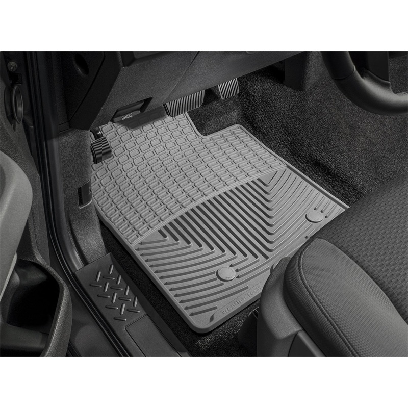 All Weather Floor Mats; Gray; Front; - CFRI736078609