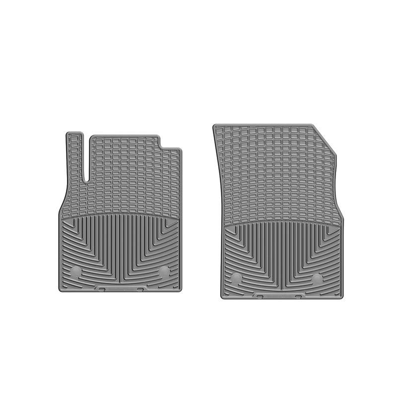 All Weather Floor Mats; Gray; Front; - CFRI736078620