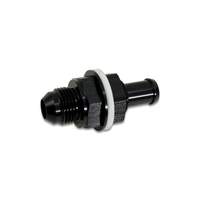 Fuel Cell Bulkhead Adapter Fitting; AN Size: -6; Barb Size: 0.375 in.; - CFRI736072709
