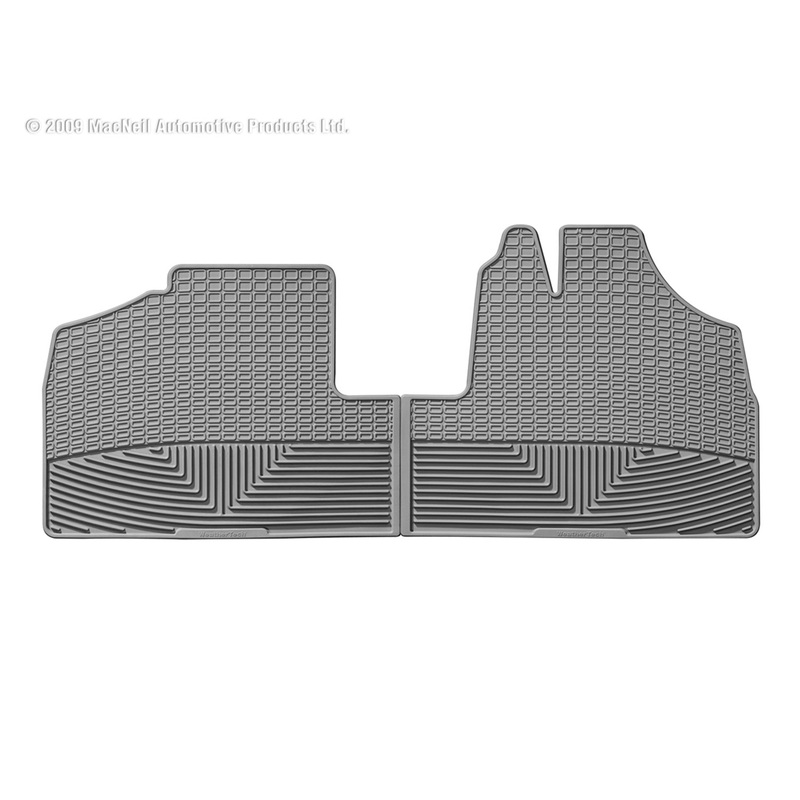 All Weather Floor Mats; Gray; Front; - CFRI736078495
