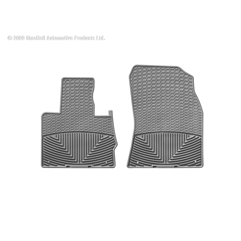 All Weather Floor Mats; Gray; Front; - CFRI736078576
