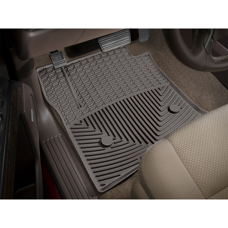 All Weather Floor Mats; Cocoa; Front; - CFRI736078201
