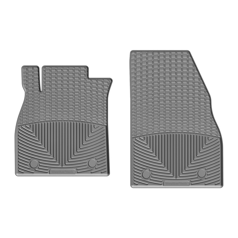 All Weather Floor Mats; Gray; Front; - CFRI736078187