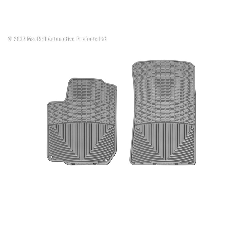 All Weather Floor Mats; Gray; Front; - CFRI736078215