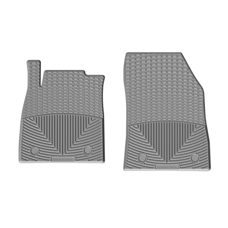 All Weather Floor Mats; Gray; Front; - CFRI736078225