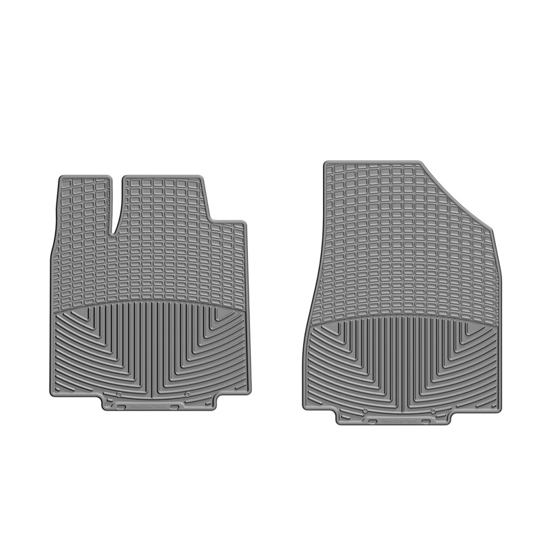 All Weather Floor Mats; Gray; Front; - CFRI736078344