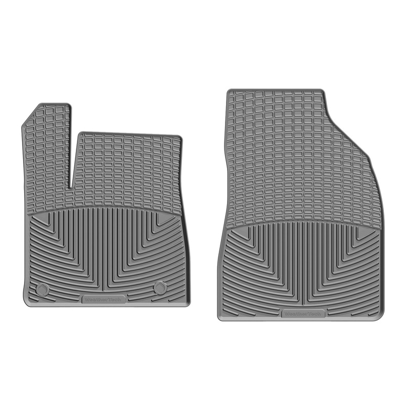 All Weather Floor Mats; Gray; Front; - CFRI736078092