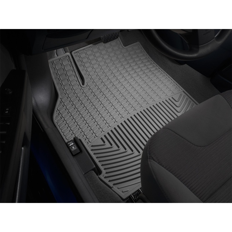 All Weather Floor Mats; Gray; Front; - CFRI736078118