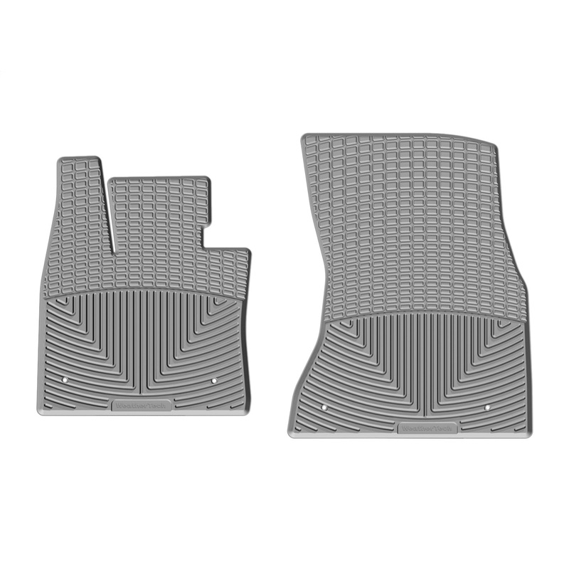 All Weather Floor Mats; Gray; Front; - CFRI736078161