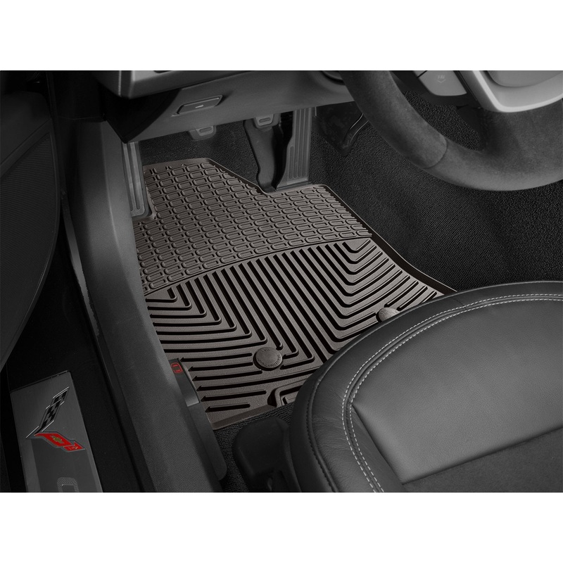 All Weather Floor Mats; Cocoa; Front; - CFRI736077817