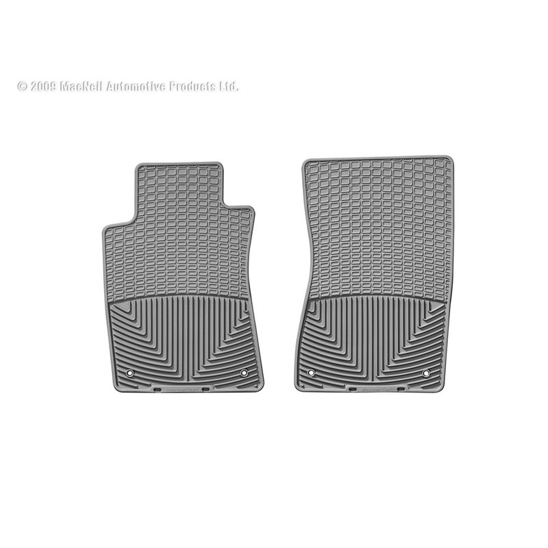 All Weather Floor Mats; Gray; Front; - CFRI736077796