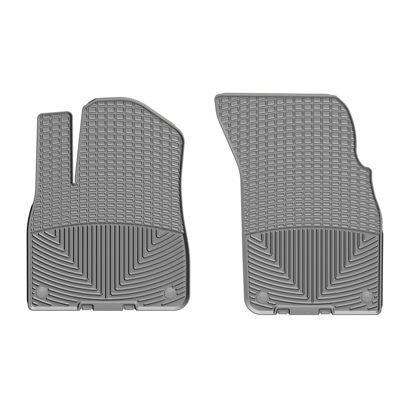 All Weather Floor Mats; Gray; Front; - CFRI736077824