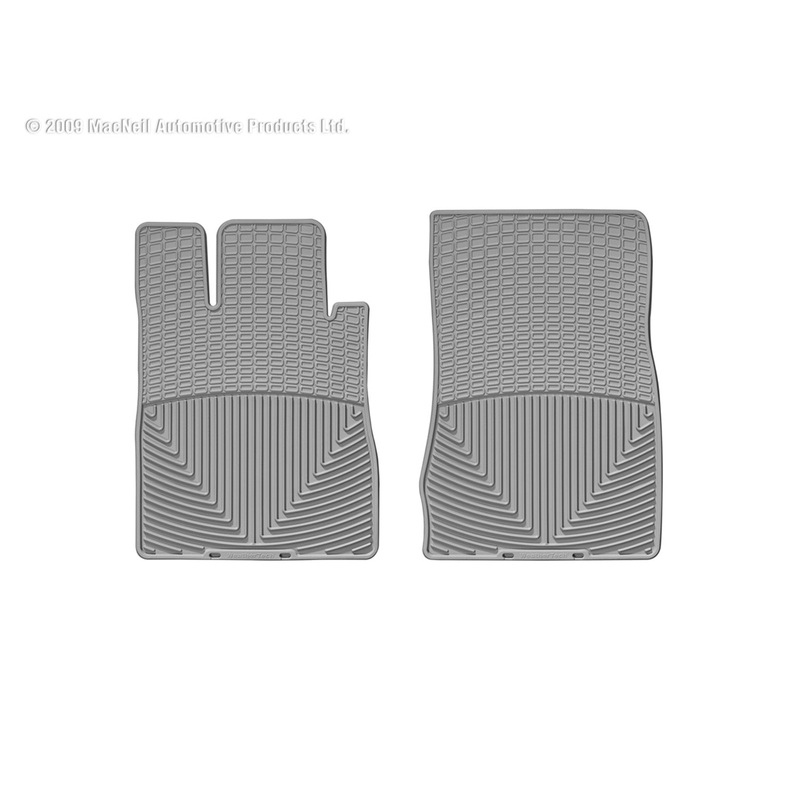 All Weather Floor Mats; Gray; Front; - CFRI736077845