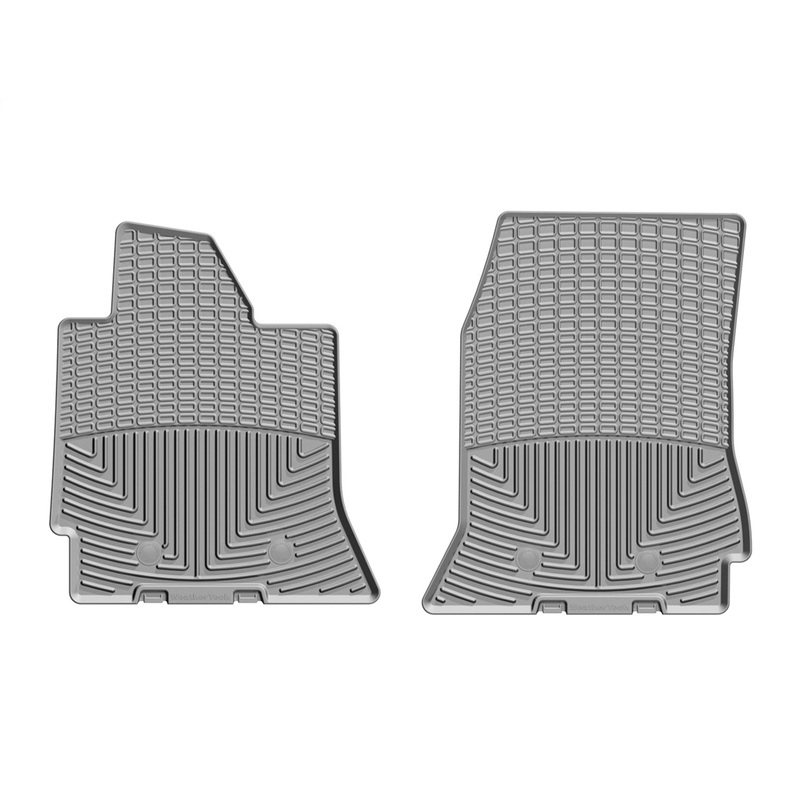 All Weather Floor Mats; Gray; Front; - CFRI736077949