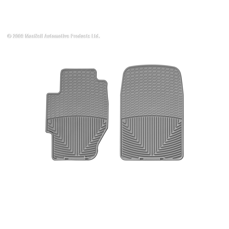 All Weather Floor Mats; Gray; Front; - CFRI736077980