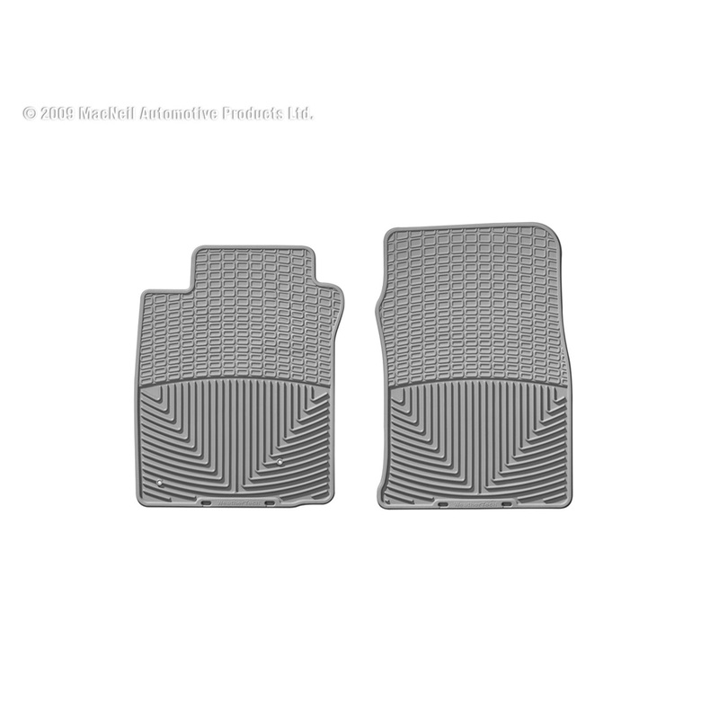 All Weather Floor Mats; Gray; Front; - CFRI736077653