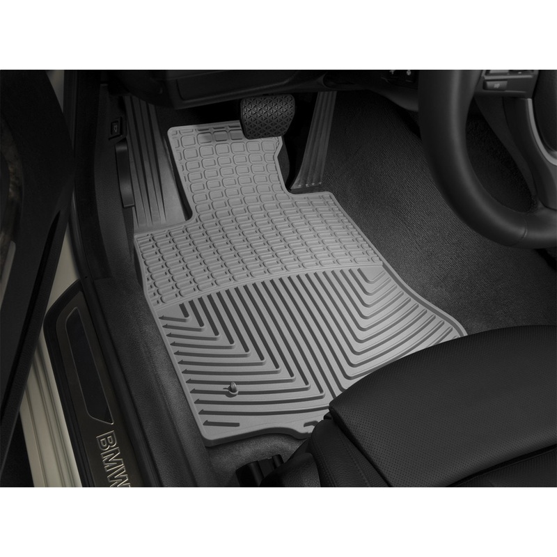 All Weather Floor Mats; Gray; Front; - CFRI736077658