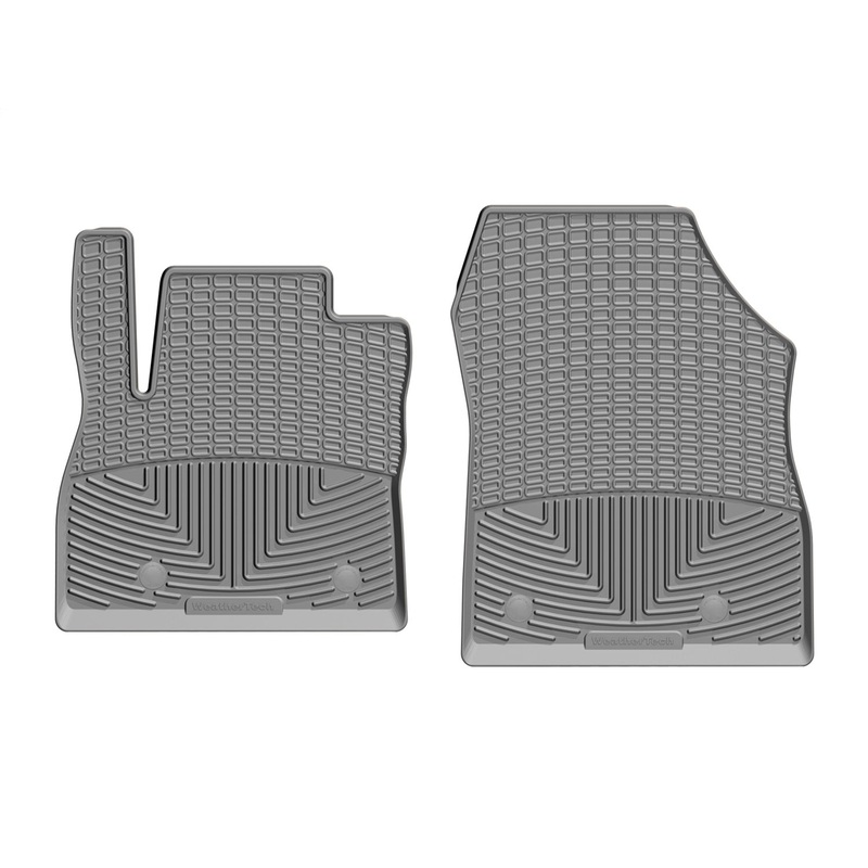 All Weather Floor Mats; Gray; Front; - CFRI736077765