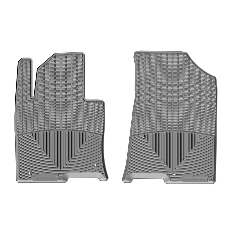 All Weather Floor Mats; Gray; Front; - CFRI736077771
