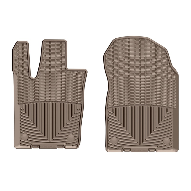 All Weather Floor Mats; Tan; Front; - CFRI736077656