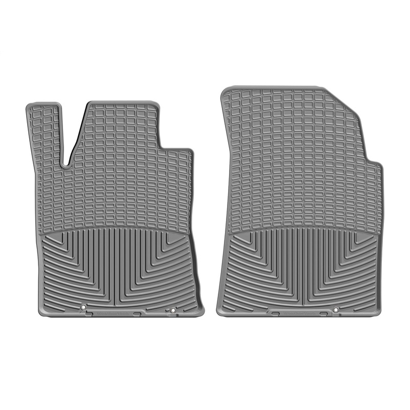 All Weather Floor Mats; Gray; Front; - CFRI736077428