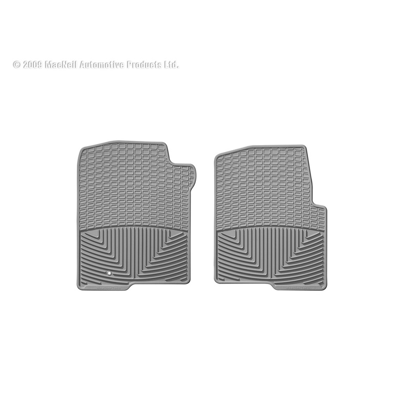 All Weather Floor Mats; Gray; Front; - CFRI736077452