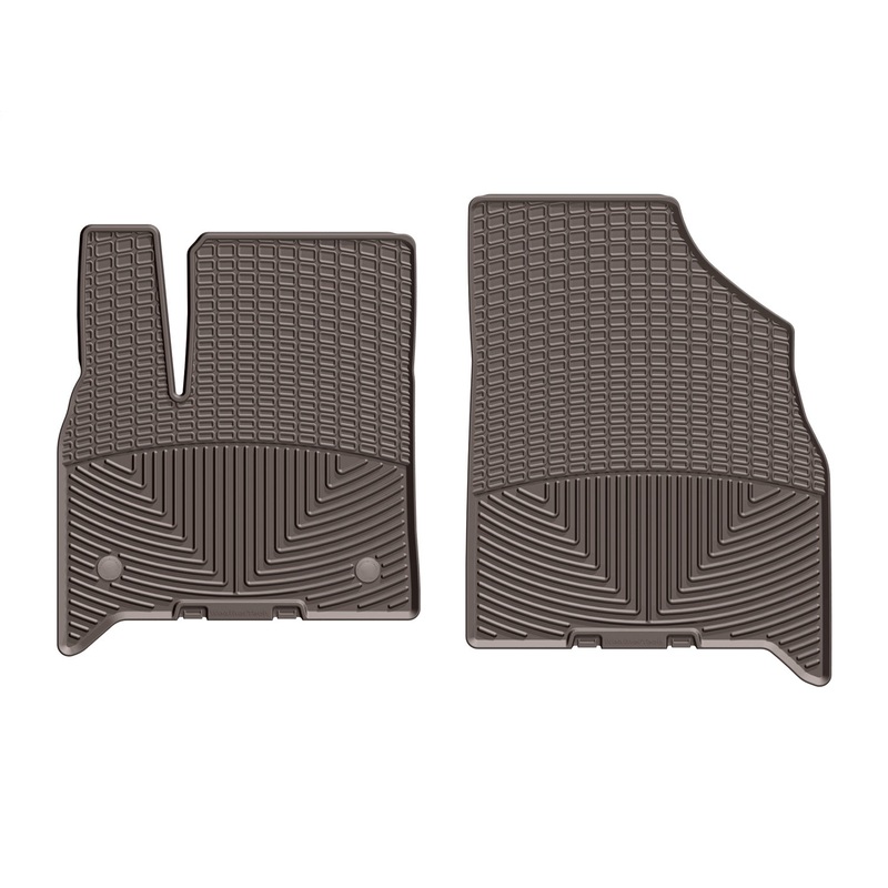 All Weather Floor Mats; Cocoa; Front; - CFRI736077296