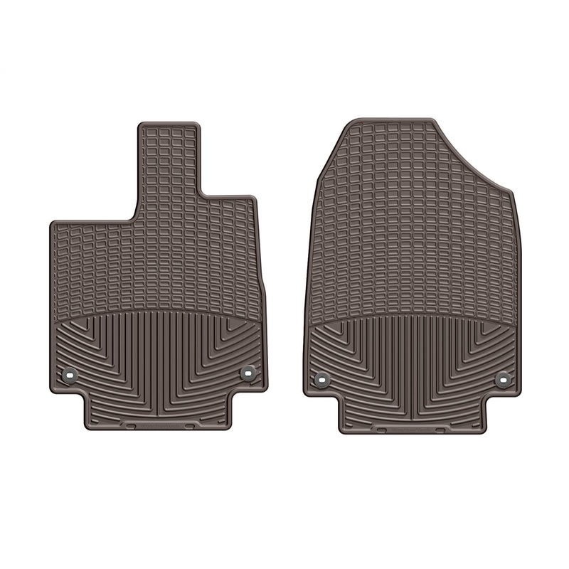 All Weather Floor Mats; Cocoa; Front; - CFRI736077323
