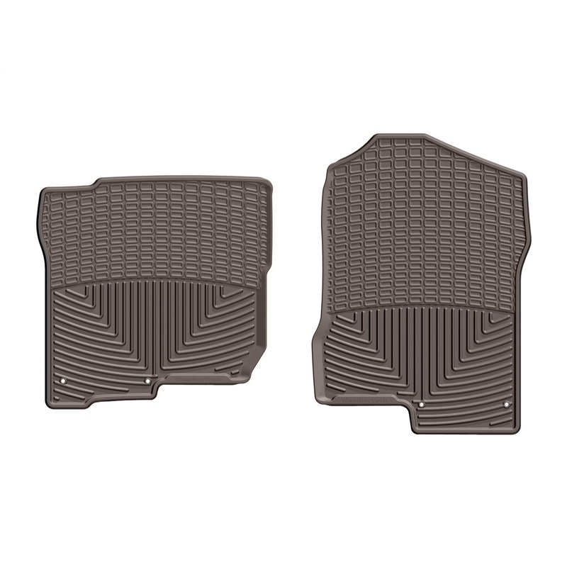 All Weather Floor Mats; Cocoa; Front; - CFRI736077362