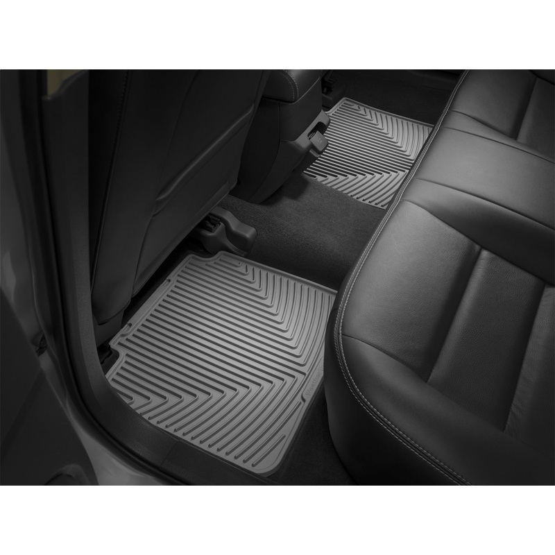 All Weather Floor Mats; Gray; Front; - CFRI736076224
