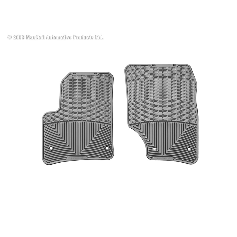 All Weather Floor Mats; Gray; Front; - CFRI736077290