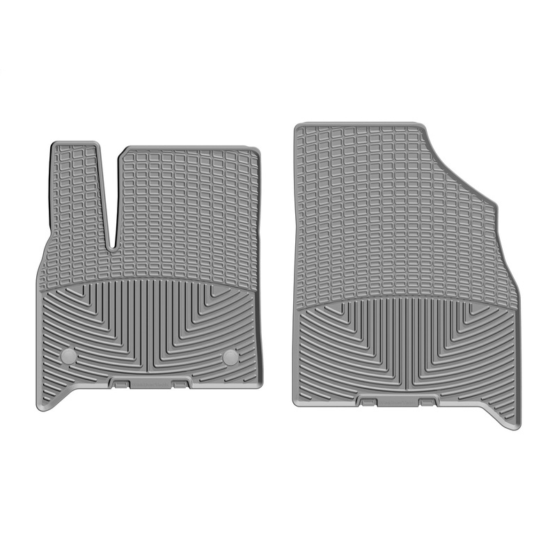 All Weather Floor Mats; Gray; Front; - CFRI736077293