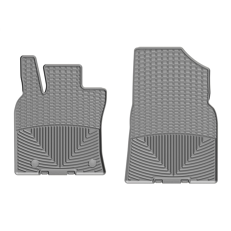 All Weather Floor Mats; Gray; Front; - CFRI736077338
