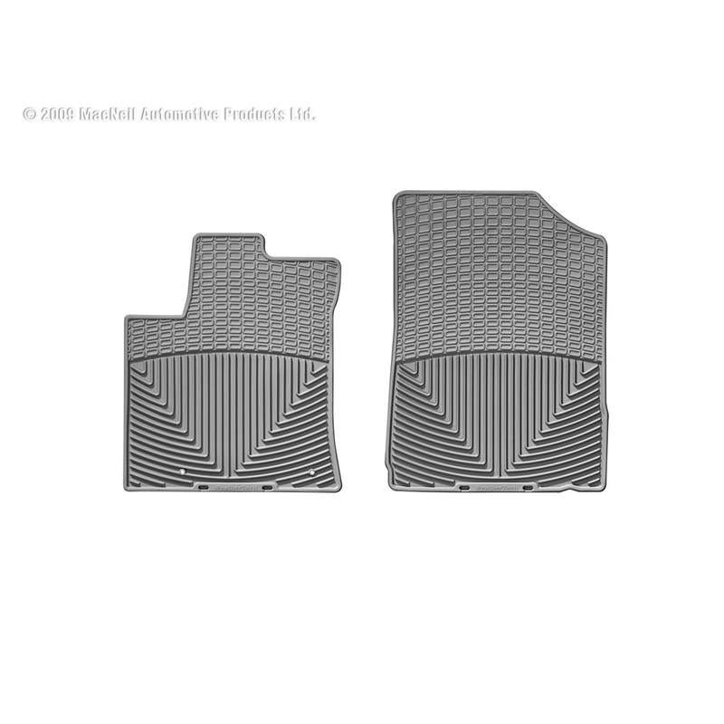 All Weather Floor Mats; Gray; Front; - CFRI736072027