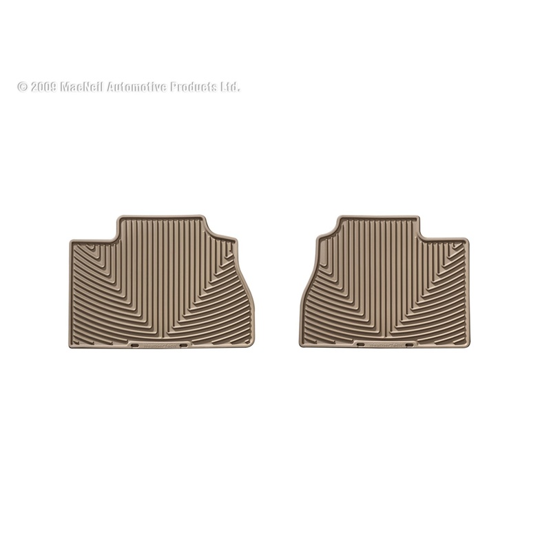 All Weather Floor Mats; Tan; Rear; - CFRI736073959