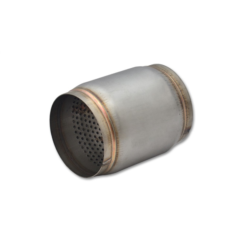 Stainless Steel Race Muffler; 3.5 in. Inlet/Outlet x 5 in. Long; - CFRI736072588