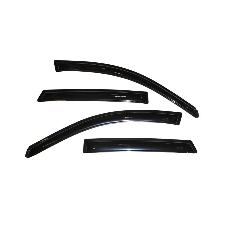 AVS 03-08 Pontiac Vibe Ventvisor Outside Mount Window Deflectors 4pc - Smoke