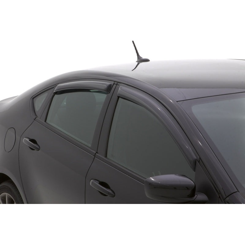 AVS 13-16 Dodge Dart Ventvisor Outside Mount Window Deflectors 4pc - Smoke