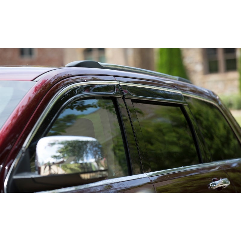 AVS 20-22 Buick Encore Gx Ventvisor Low Profile Window Deflectors 4pc - Smoke w/Chrome Trim