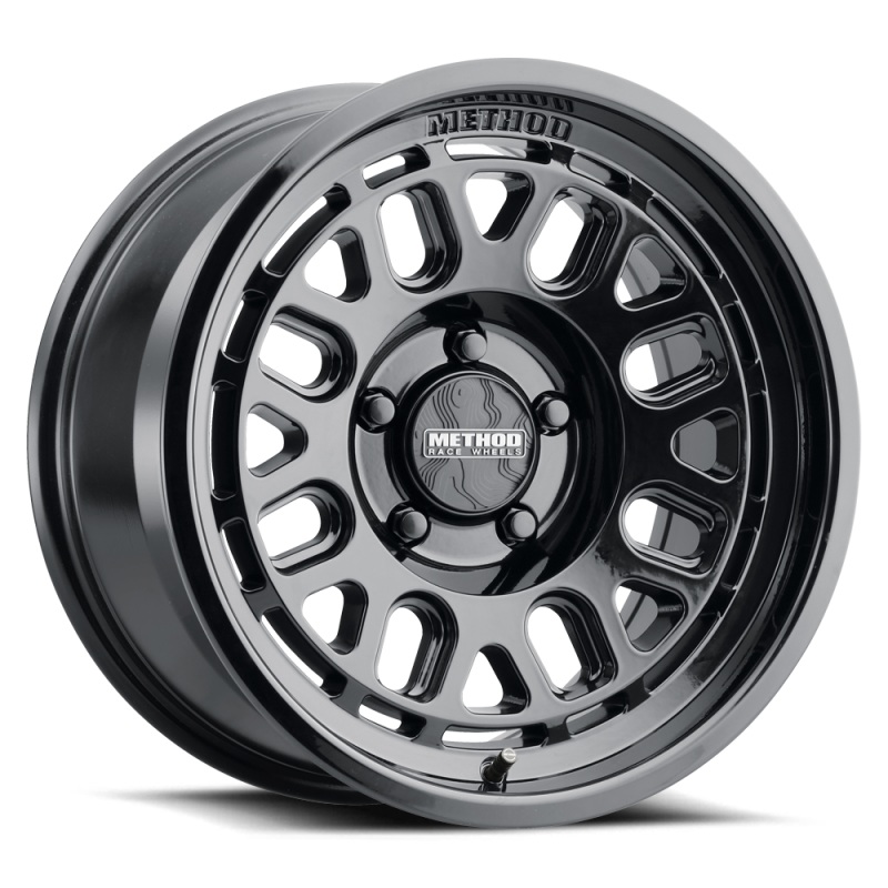 Method MR321 17x8.5 -0mm Offset 5x5.5 BP 108.00mm CB 4.72in BS Gloss Black Wheel