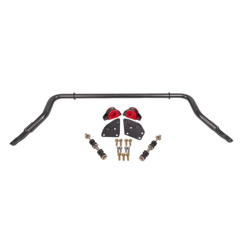 BMR 82-92 Chevrolet Camaro Sway Bar Kit Front Hollow 38mm Adjustable - Black Hammertone